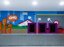 Mural para sala de juegos infantil