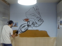 Mural-moto-habitación