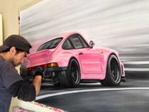 Mural porche 911 rwb