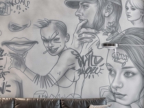 Mural-Dibujos-salon