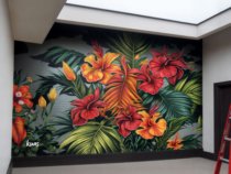 Mural-de-flores-decoracion-paredes