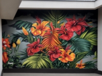 Mural-de-flores-a-mano