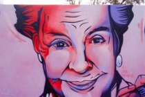 mural graffiti de lola herrera
