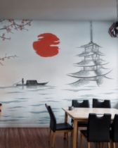 Mural-paisaje-japo