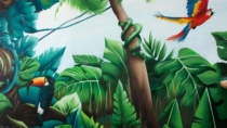 Mural-selva-tropical-pintado-a-mano