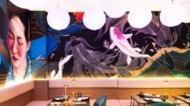 Mural estilo japones para restaurante