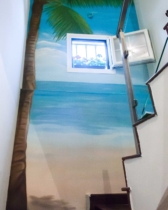 Mural-playa-pintado-en-interior