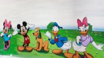 murales infantiles Disney pintados a mano en pared