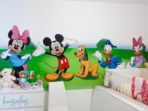 Murales-pintados-en-dormitorios-mickey-mouse