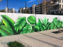 Murales-pintados-hojas-y-vegetacion