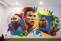 Pintura-mural-cristiano-ronaldo