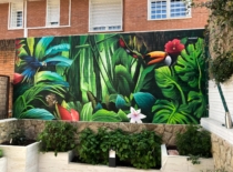 murales-de-selvas-tropicales-pintados-a-mano