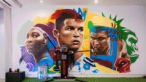 Resultado una pintura mural por encargo