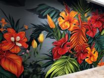 pintura-mural-plantas