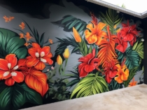 mural-plantas-color-pared
